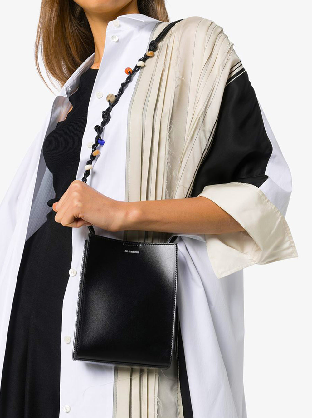 Tangle small leather shoulder bag