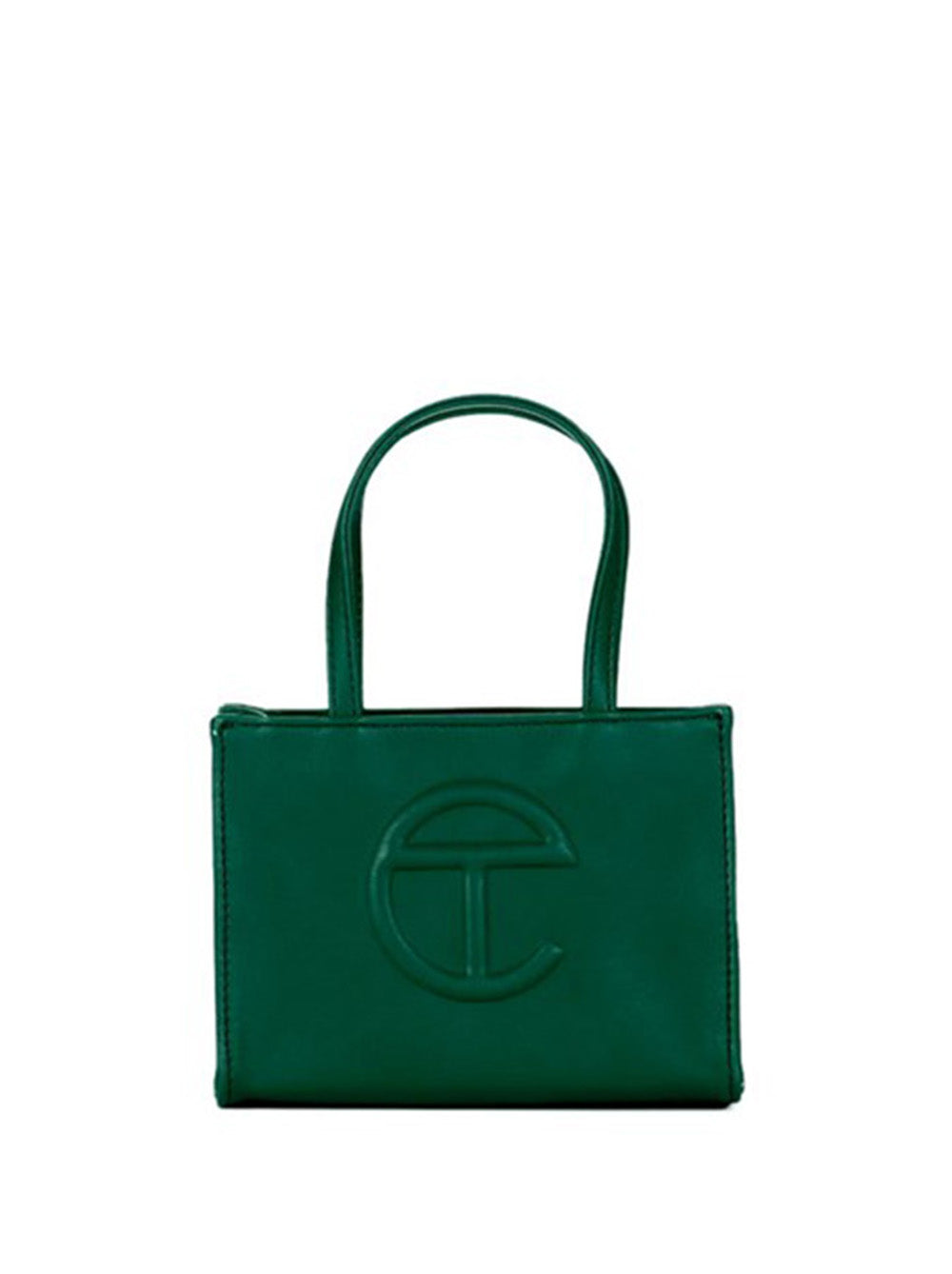 small dark olive telfar bag