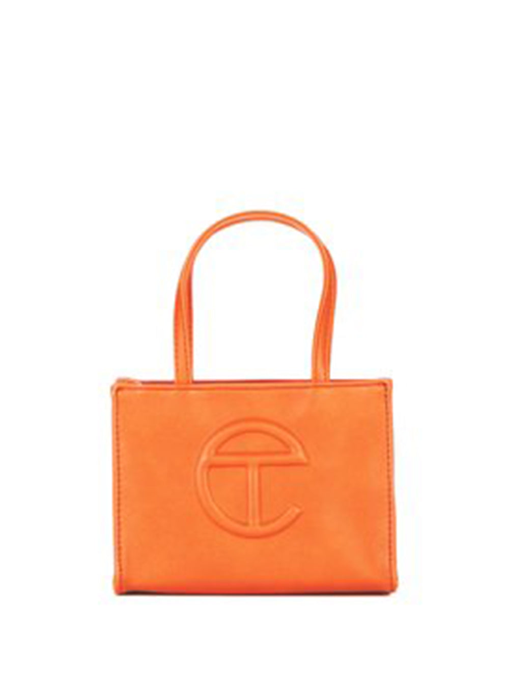 Telfar 100% Authentic Orange Small sold Shopping Bag