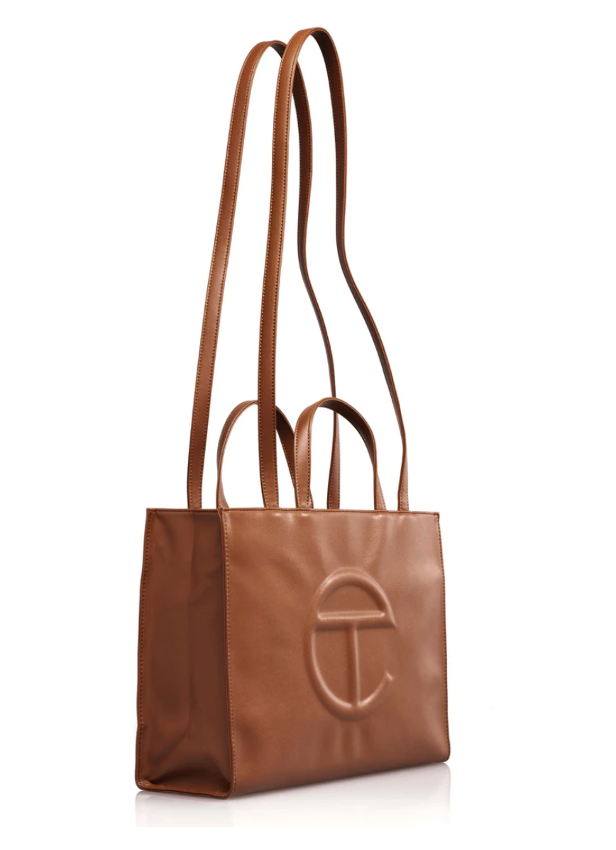 Telfar Medium Chocolate Shopping hot Bag