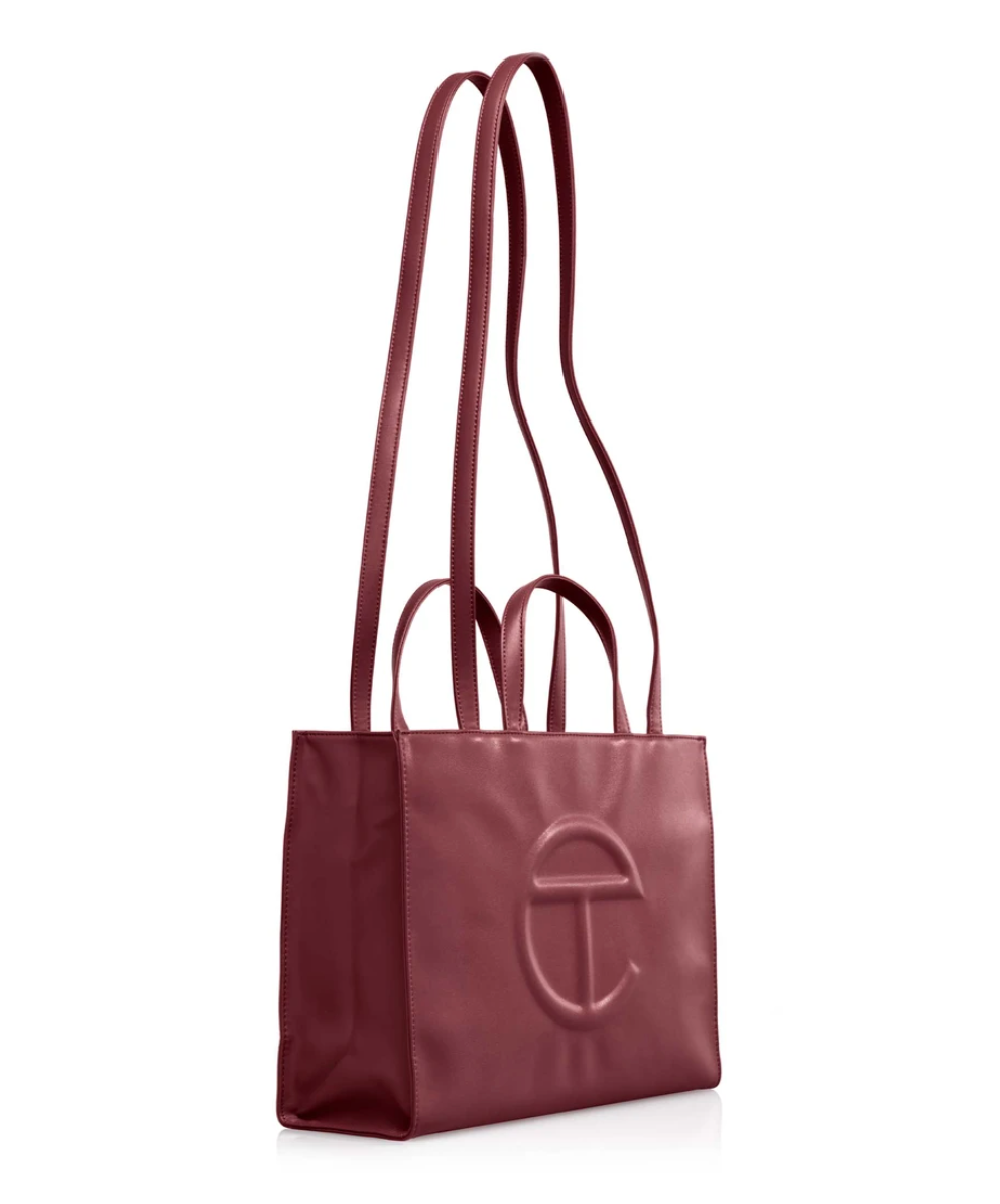 Medium Red authentic Shopping Bag