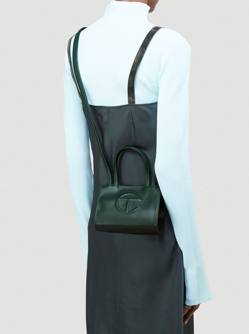 Telfar Small Dark Olive Shopping Bag – SERENDIPITY