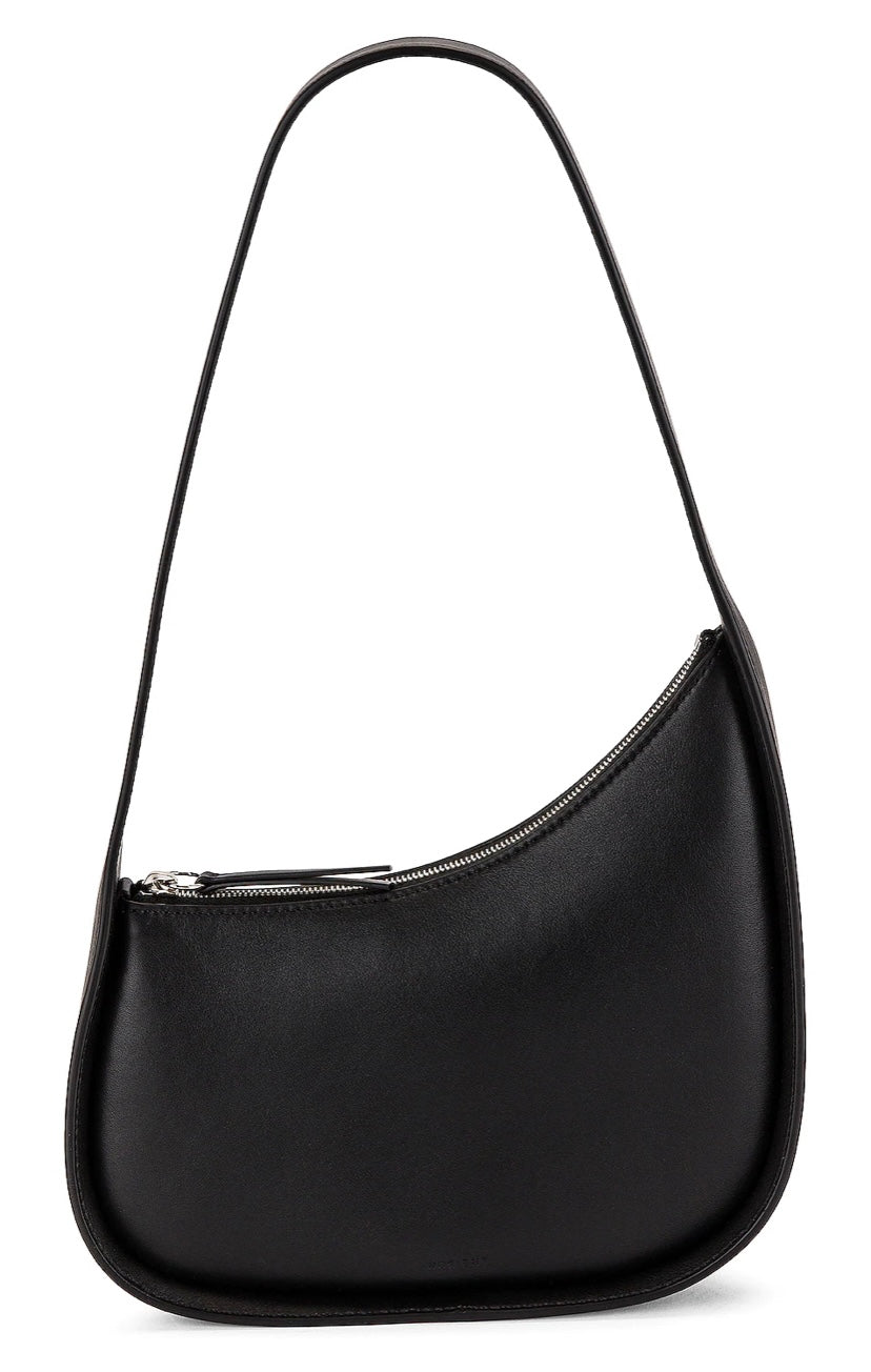 The Row Leather Half Moon Bag – SERENDIPITY